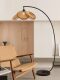 Vintage Fishing-Style Floor Lamp, Japanese Wabi-Sabi Style, for Living Room Next to Sofa, Retro Study, Bedroom, Artistic Atmosphere Lamp Casa