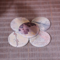 Full hundreds 4 5cm small pendant pendant cha bei dian boutique flower stone guo hua shi natural stone