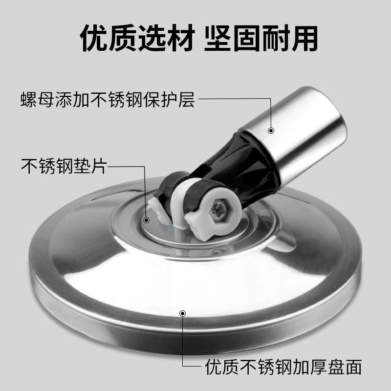 Universal Mop Head Replacement Parts Stainless Steel Round Mop Head Mop Head Thread