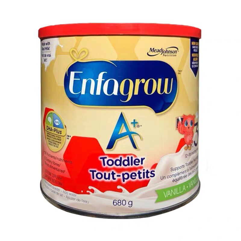 Canadian version of the beauty Johnson enfamil Three paragraphs young milk powder Enfagrow A 3 paragraph 680g vanilla
