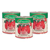 La San Marzano Peeled Tomatoes with Basil Leaf 28