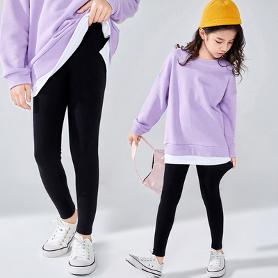 【1-8岁可穿】女童高弹棉打底裤