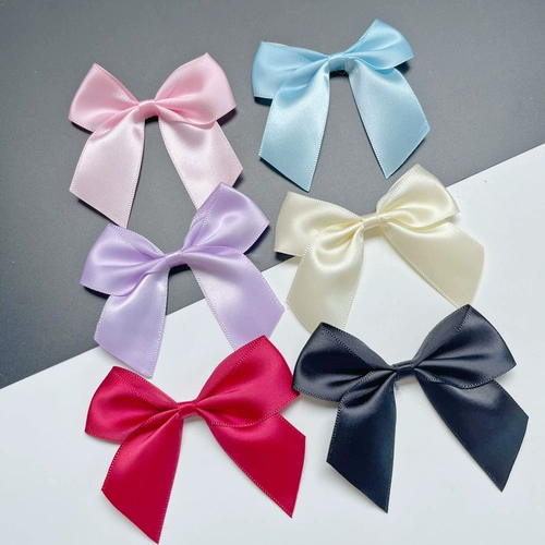 Большая лента ручной работы, аксессуар для волос с бантиком, чехол для телефона, аксессуары, 2.5см, из полиэстера