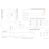 Dreamnout SS народная гитара Профессиональная рисунок D SS Рисование гитары