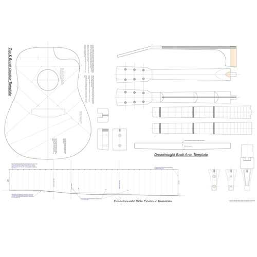 Dreamnout SS народная гитара Профессиональная рисунок D SS Рисование гитары