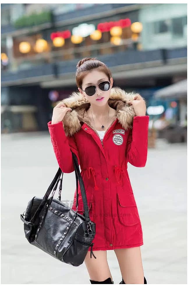Phụ nữ mang thai áo khoác cotton cho phụ nữ thời kỳ mang thai cộng với chất béo một từ trong phần dài của áo khoác cotton áo khoác cotton 2018 mới các mẫu áo phao nữ đẹp