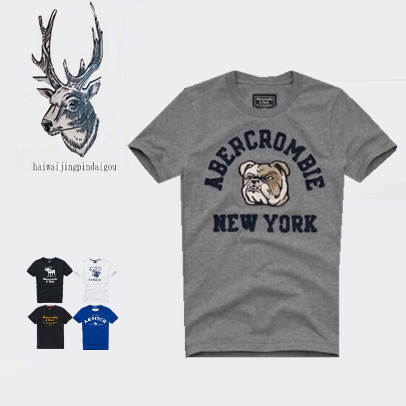 2026 Summer New Product Af Short-Sleeved T-Shirt Men's Round Neck Pure Cotton Half-Sleeved Bottoming Shirt Summer T-Shirt