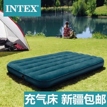 (Xinjiang local warehouse) Inflatable bed outdoor double air mattress bed household folding mattress portable outdoor inflatable mattress