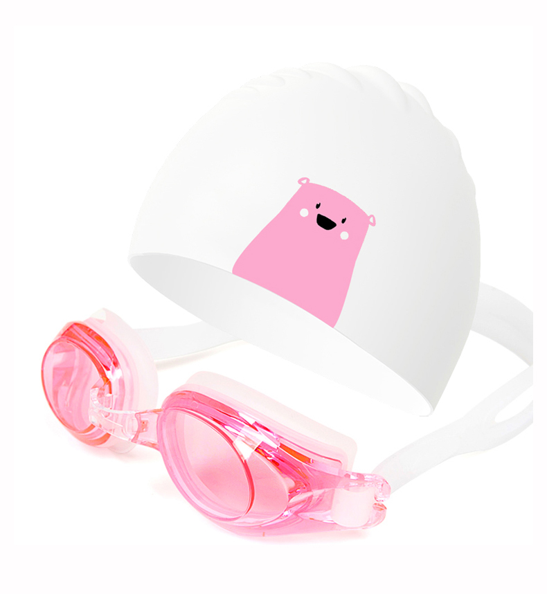 Mũ bơi thời trang dành cho người lớn Hàn Quốc nữ nam tóc dài lớn dễ thương silicone không thấm nước bảo vệ tai thoải mái cao bơi mũ mũ bơi cho nữ tóc dài
