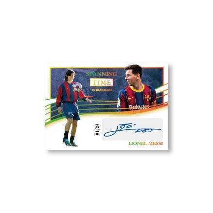 2022 Span Time Style Star Car Barca Messi Mirror Reflecting Label 24 Episode