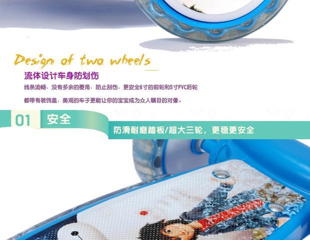 Collectors Edition màu trắng trẻ em ba bánh xe tay ga xe đẩy em bé đồ chơi flash nhạc nữ màu hồng xe đẩy em bé tiện lợi