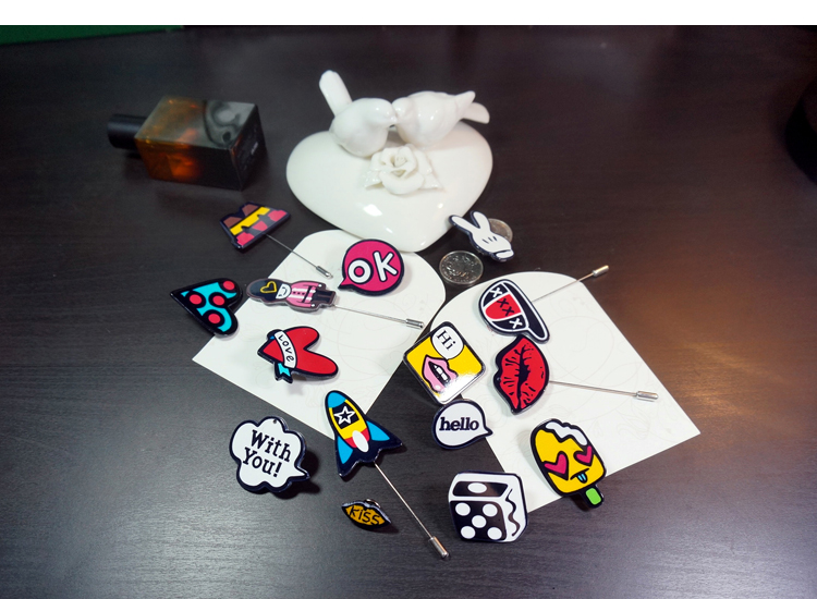 Broche Lovers en autre - Ref 1175760 Image 42