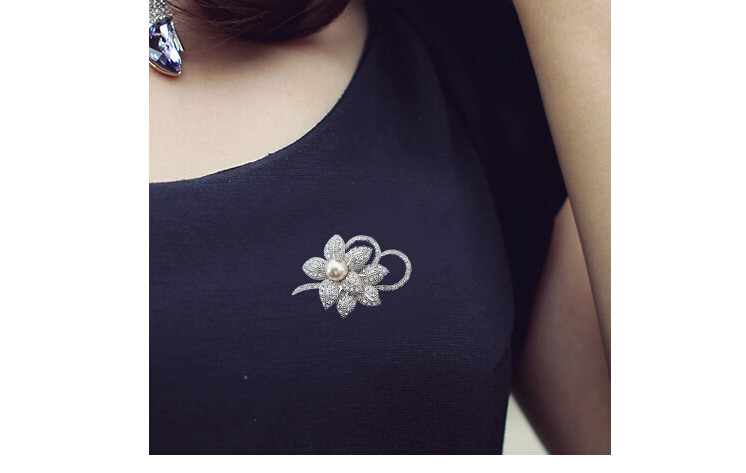 Broche femme en Zircon diamant - Ref 1171234 Image 24