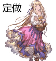 Hot spring long blue fantasy village aunt de cos pink skirt white shirt womens dress tail