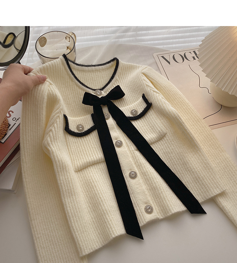 Title 9, Top corto francese da donna con fiocco e fibbia...