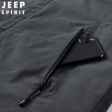 Jeep, джип, мужская утепленная ветрозащитная куртка с молнией для отдыха, свободный крой