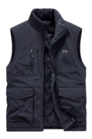 8862A Хлопковая двусторонняя одежда темно-синего цвета.