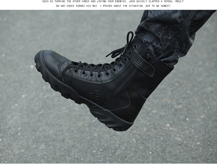 Bottes militaires pour homme - amortissement - Ref 1402064 Image 14