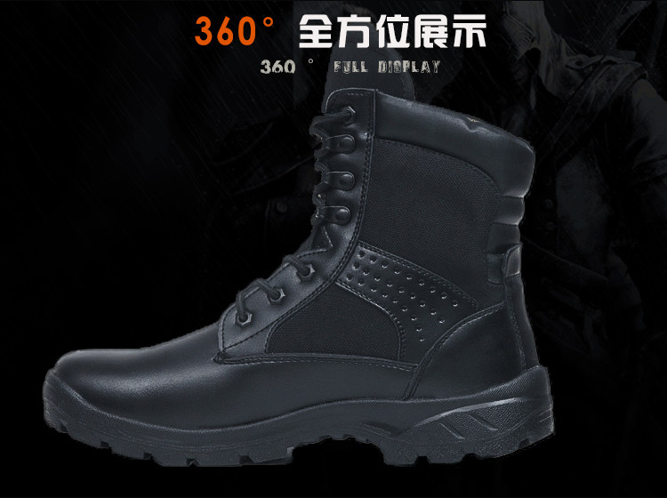 Boots militaires pour homme - porter - Ref 1402147 Image 10