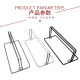 Desk partition bracket ນັກຮຽນສອບເສັງ desk partition bezel desk partition board removable base KT board clip