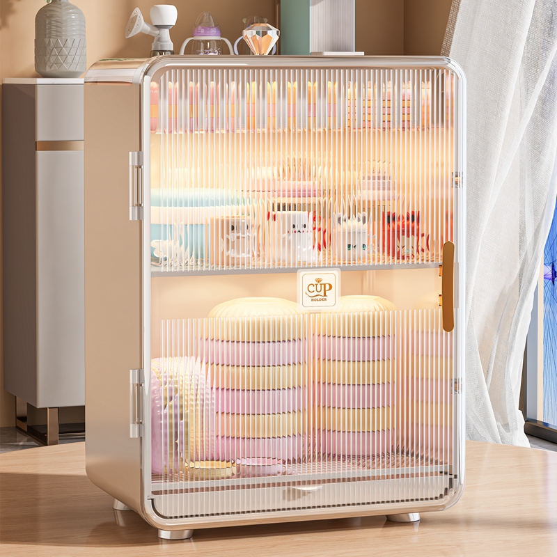 Baby Cutlery Containing Box Baby Accessories Tool Drain Cabinet Milk Bottle Box Kitchen Rack Bowls Chopsticks Shelving with lid-Taobao