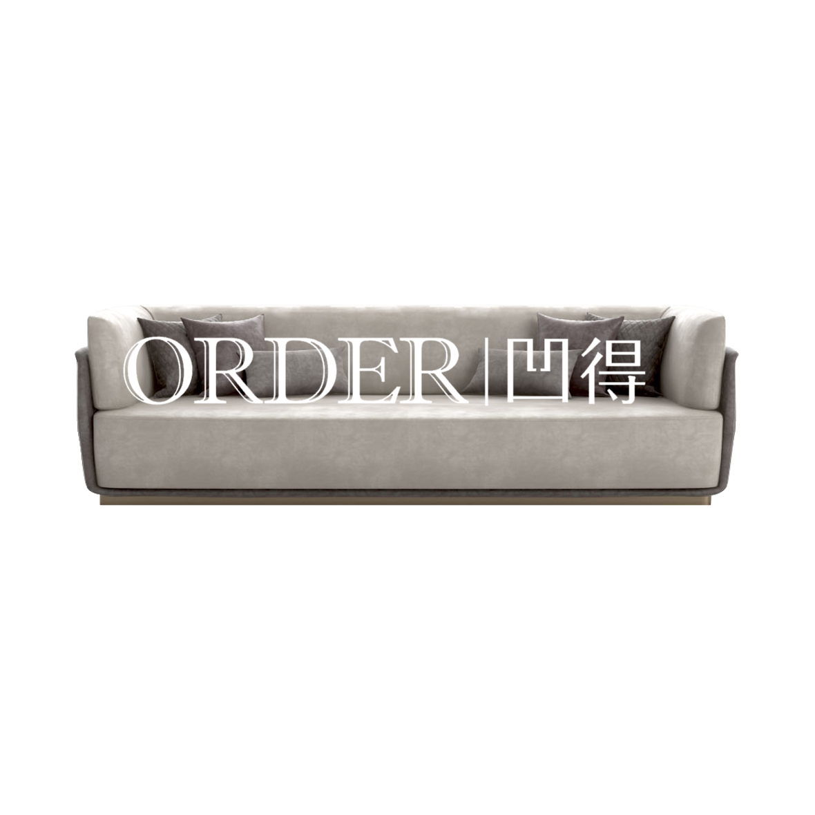 Light luxury sofa S9-multi-person sofa