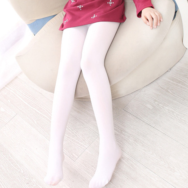 Children Pants Socks Girl inside Pants Socks White Dance Socks Spring Autumn Ballet Dancer Foot Socks Adult Practice Pants Socks