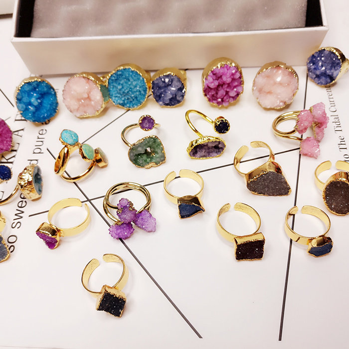 Bague Femme OTHER en Cristal naturel pierre semi-precieuse - Ref 3088051 Image 1