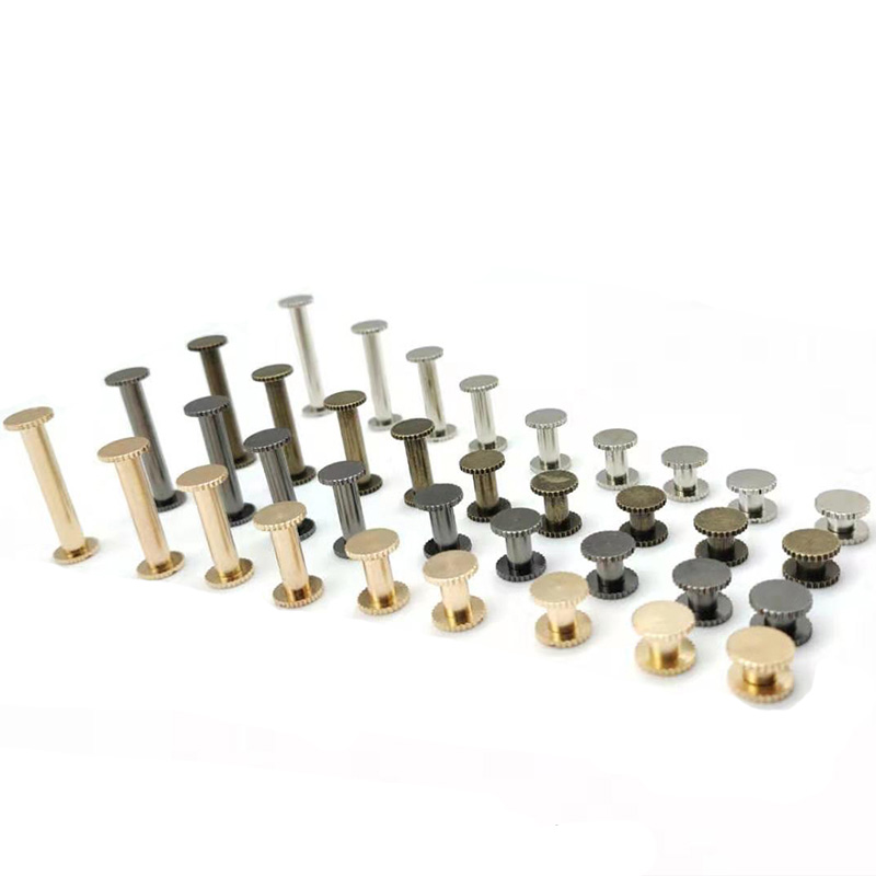 Rivet account nail Nickel-plated mother rivet account book nail photo album docking pair lock screw recipe splint mother mother nail