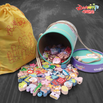 Danni strange creative wooden 100 grains early education string music wearing rope building blocks childrens educational fruit beaded toys