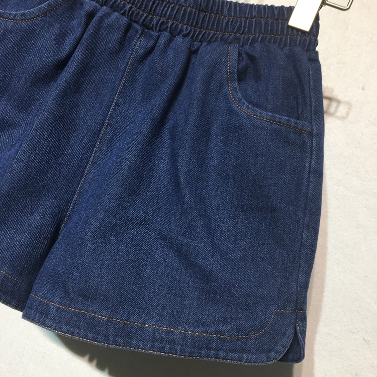 Mát mẻ mát mẻ mùa xuân và mùa hè mới đàn hồi cao eo quần short denim nữ mùa hè Hàn Quốc phiên bản lỏng mỏng rộng chân quần hoang dã nóng quần