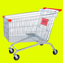 Supermarket Shopping Cart Delivery Warehouse Barter Sorting Car Lord Buy Grocery Cart European-style Malls Big Metal Trolleys