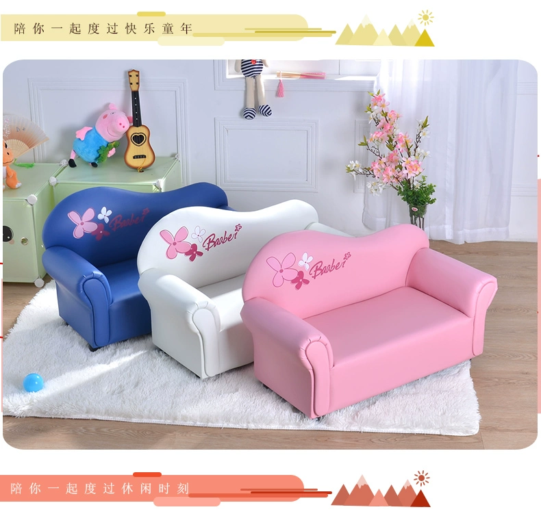 Fort mát trẻ em cartoon sofa sofa bé mầm non giáo dục Campbell sofa da xanh ghế sofa - Ghế sô pha ghế sofa băng