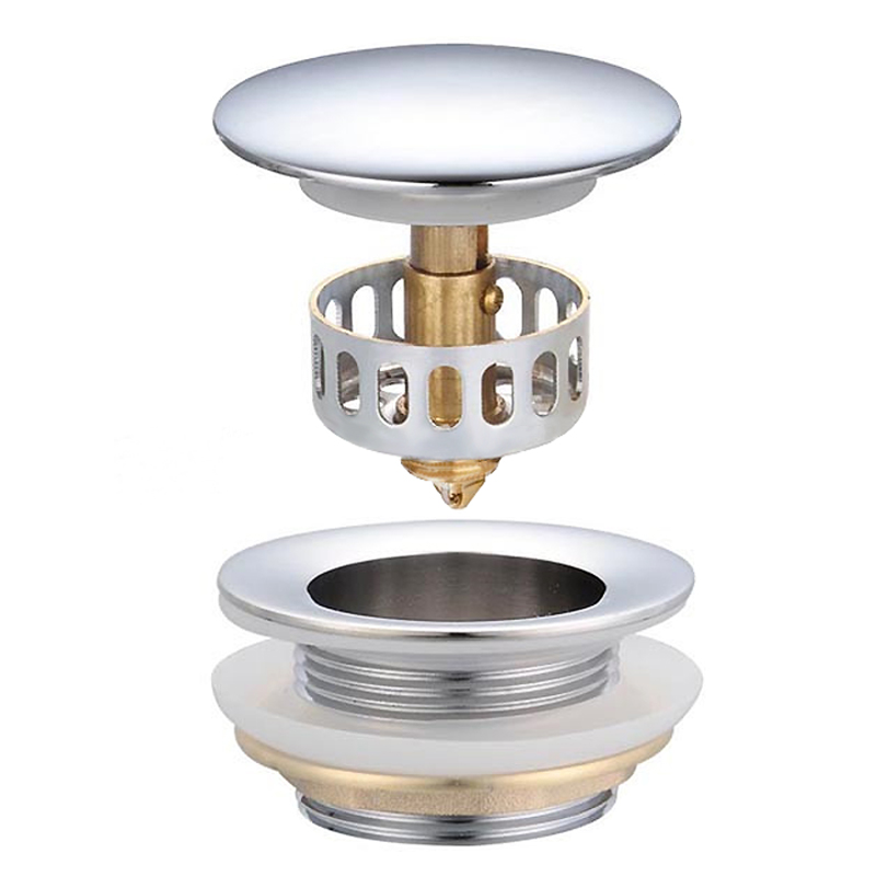 Bathtub stopper bullet jumping water device accessories press bathtub drop water carrying basket water device jumping large cover bathroom supplies