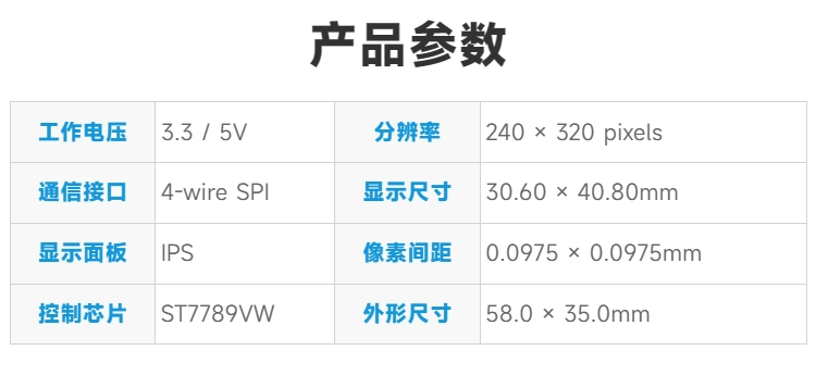 WeiXue Raspberry Pi/Arduino 2 inch Màn hình IPS LCD mô-đun ST7789VW chip