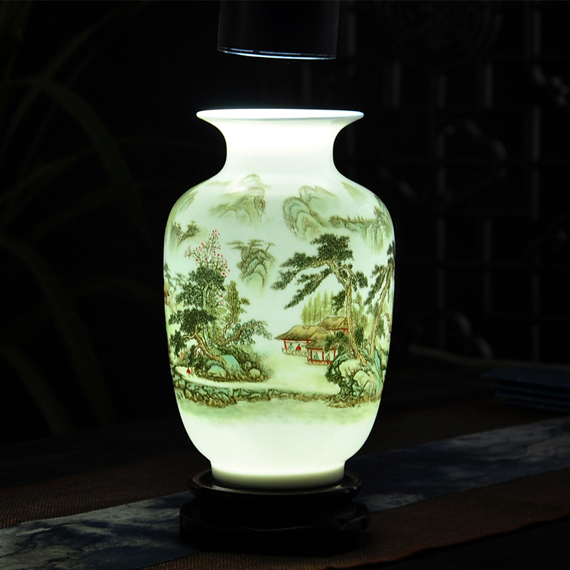 Jingdezhen ceramic vase furnishing articles furnishing articles home sitting room adornment flower arranging wine ark, adornment room handicraft