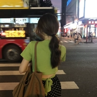 Kumayes mùa hè phiên bản Hàn Quốc của set đồ hoang dã với màu rắn Slim nữ tee eo băng bó khí chất nữ áo thun mỏng áo phông nữ rộng