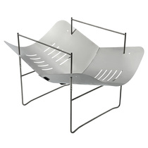 Thous Winds Outdoor Camping Split Windproof Split Stainless Steel Bonfire Folding Barbecue Barbecue water rack stove