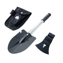 Japan LOGOS Outdoor Camping Multifunction Soldier Shovel Shovel Portable Camping Field Excavation Shovel