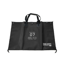 Japan Slower Outdoor Camping Hanging Collection Bag Portable Luggage Bag Large Capacity Black Hand