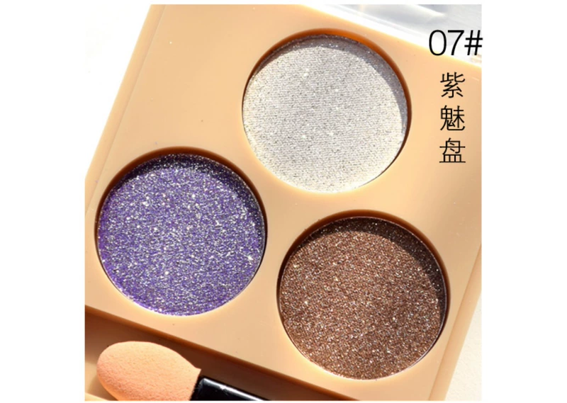 Phấn mắt Pearlescent màu đất mờ mắt phấn mắt màu nude trang điểm lười biếng không thấm nước không nở hoa cô gái mới bắt đầu Hàn Quốc phấn mắt chanel