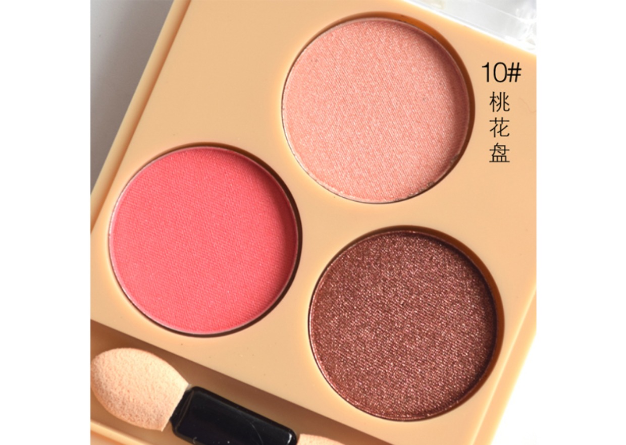 Phấn mắt Pearlescent màu đất mờ mắt phấn mắt màu nude trang điểm lười biếng không thấm nước không nở hoa cô gái mới bắt đầu Hàn Quốc bảng mắt 3ce 4 màu