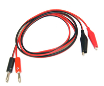 DC stabilized power output line 0 75mm experimental test line pure copper alligator clip line 4MM output line