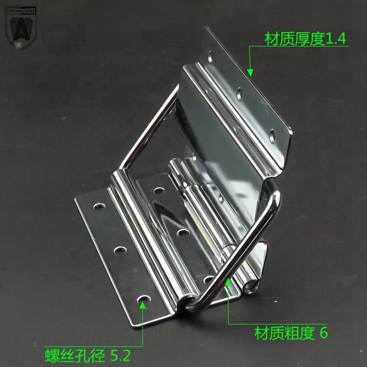 Toolbox password box aviation box accessories aluminum leather box prop box supports the Industrial Box hinge