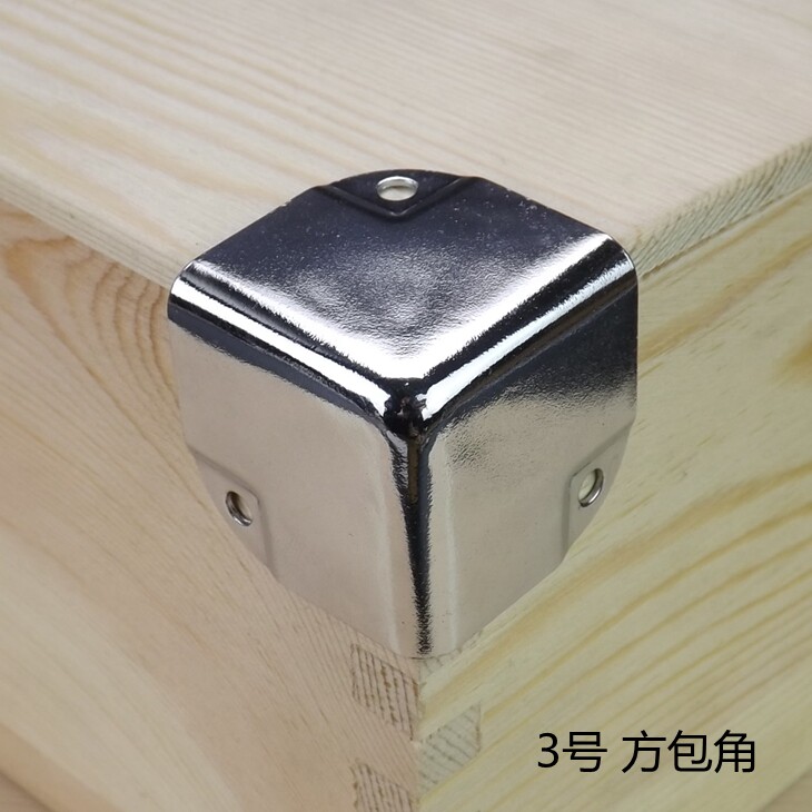 Iron chrome - plated corner aluminum box corner corner corner of wooden cabin corner accessories square angle 6 yuan area