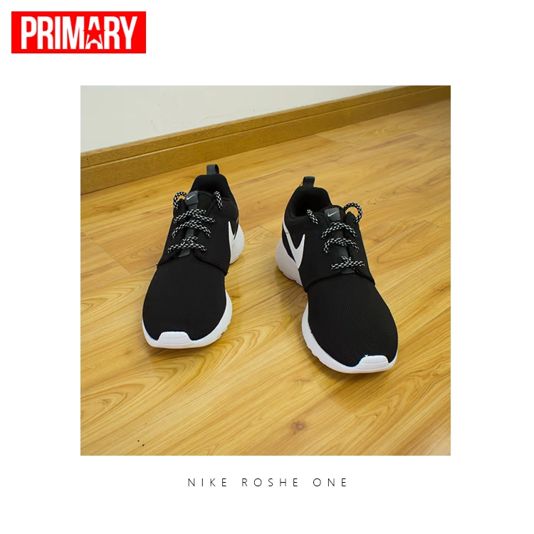 Giày chạy bộ thông thường Nike Roshe Run One màu đen và trắng 844994-002-100 511881-010 - Dép / giày thường