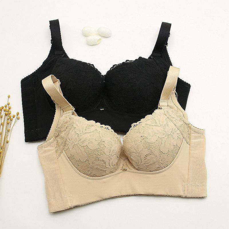 Aowisili 221016 17 Breast Enlargement Sculpting Bra Soft Underwire Bc Cup 5-Clasp Push-Up Adjustable Underwear