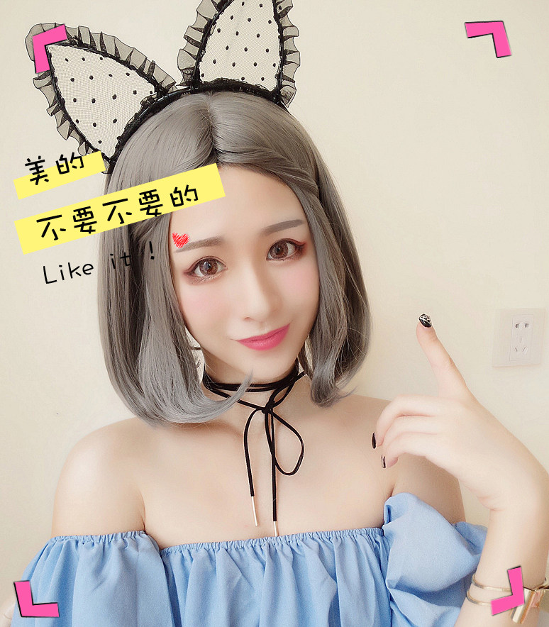 Perruque cheveux raides Court - Ref 2613558 Image 8