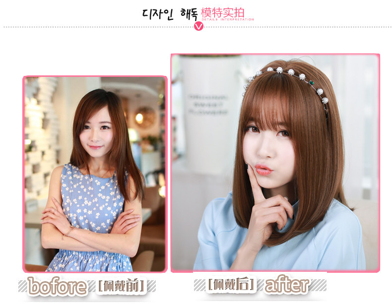 Perruque cheveux raides Court - Ref 2610139 Image 9