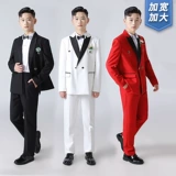 Детский пиджак классического кроя, наряд для музыкальных выступлений, платье, комплект, подходит для подростков, большой размер